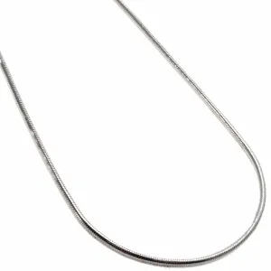 18" Italian Sterling Silver Snake Chain Necklace 1.5mm