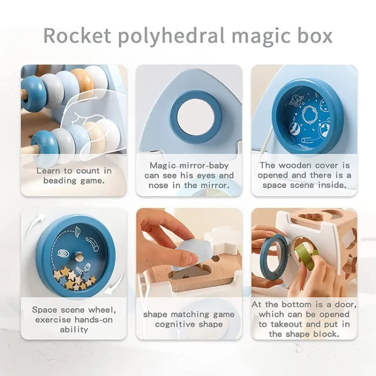 5 in 1 Wooden Rocket Magic Box