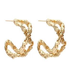 Amber Sceats Ella Earrings in Gold