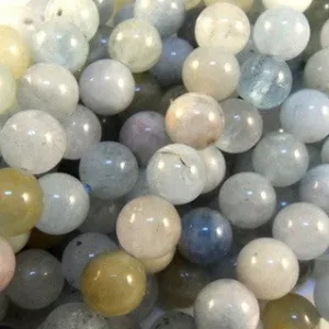 Aquamarine Multi-Color Round 6mm