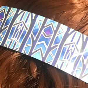 Blue Turquoise Sky Arches Large Hair Clip - Patterned Hair Barrette