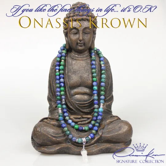 Chrysocolla Mala Prayer Beads