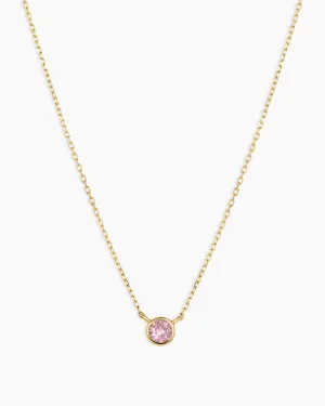 Classic Pink Sapphire Necklace