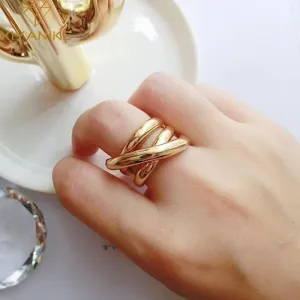 Cross Winding Ring