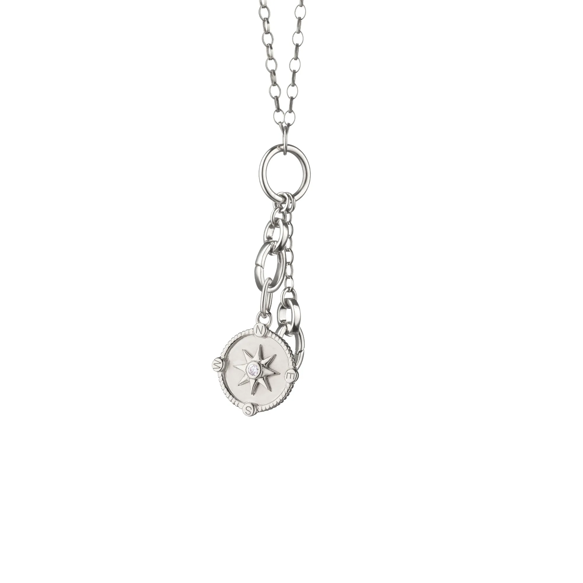 Design Your Own Mini "Adventure" Compass and "Dorothy" Medallion Charm Necklace