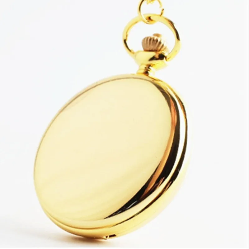 Flip Vintage Pocket Watch Necklace Quartz Pocket Watch Pocket Watch Glossy Pocket Watch