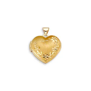 Floral Heart Locket