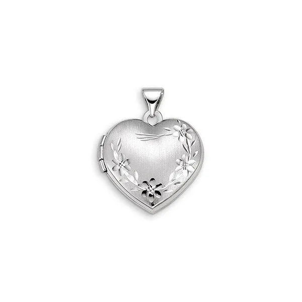 Floral Heart Locket