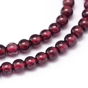 Garnet Beaded Bracelet