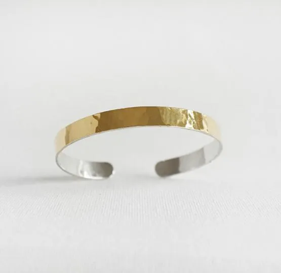 Gold & Silver Plain Bracelet