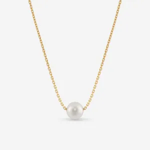 Gold plated Pearl Brass Pendant