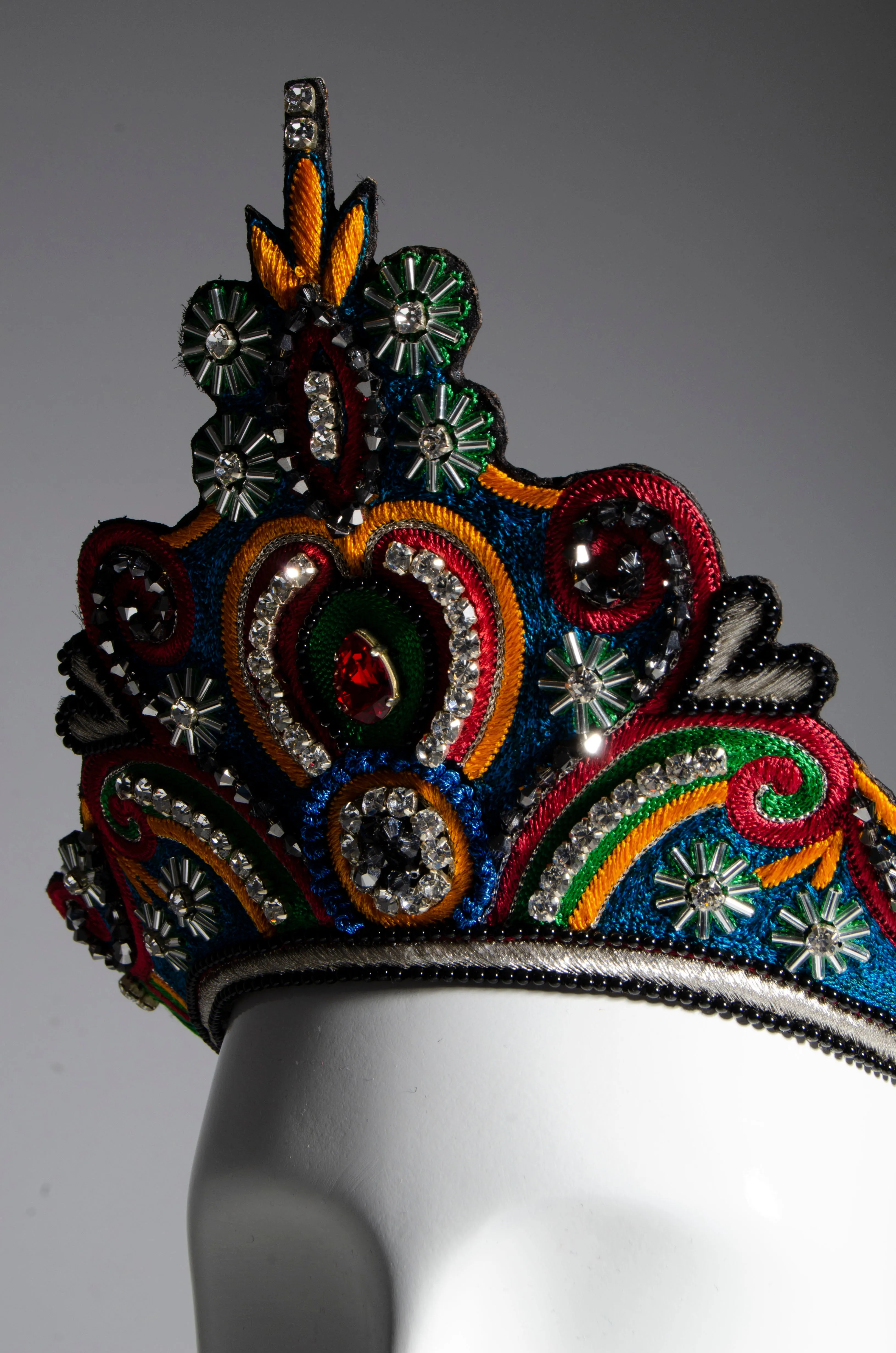 Hand-Embroidered Crown