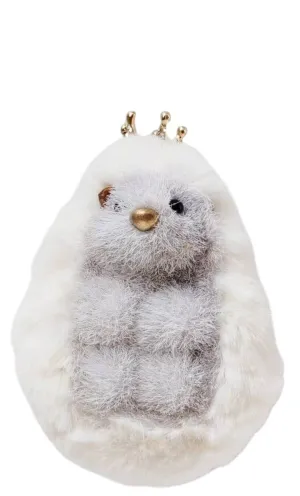 Hedgehog with Crown Hanging 12cm