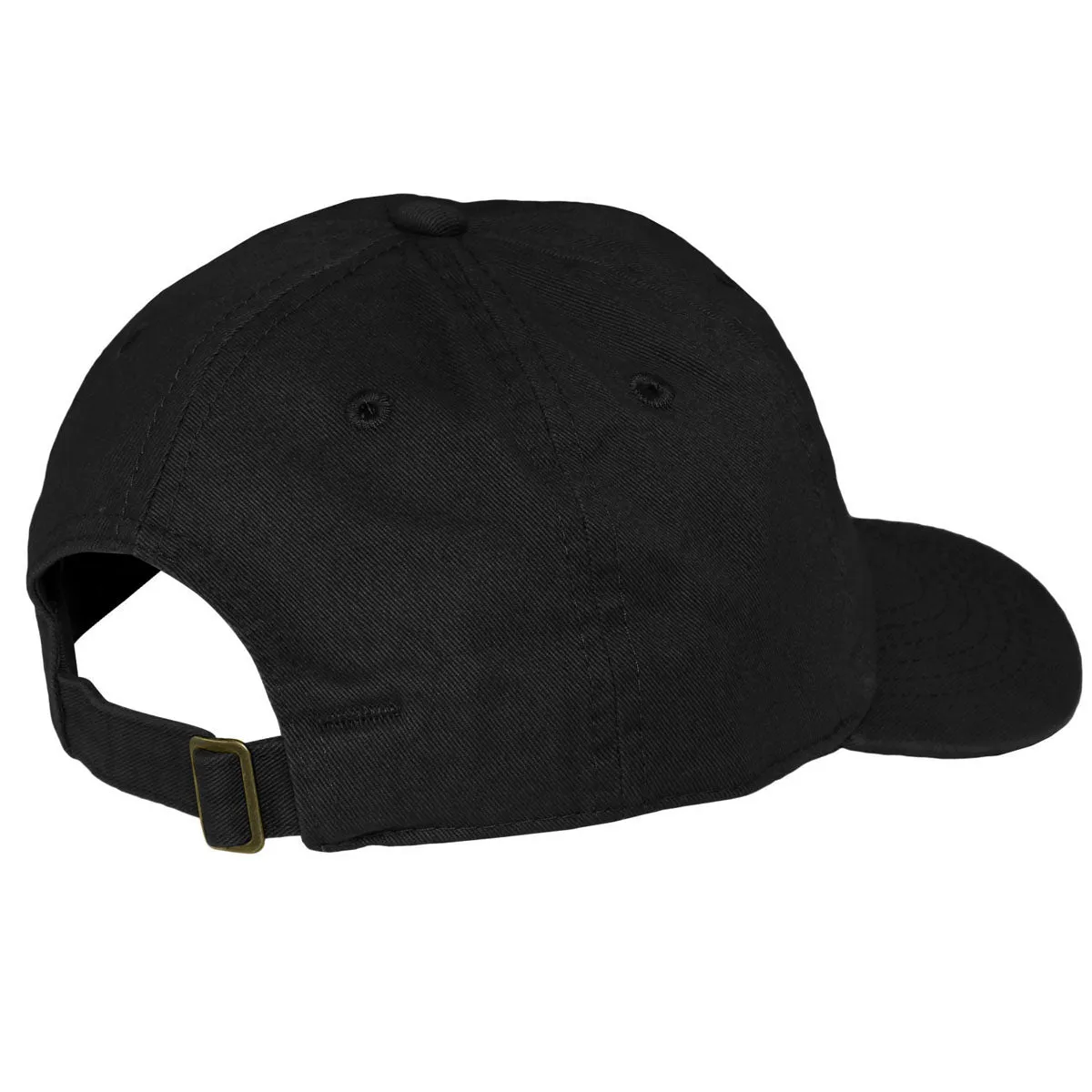 Kids Baseball Cap Cotton Adjustable Size - Black