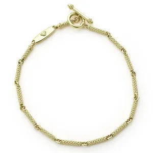 LAGOS Superfine Caviar Link Bracelet in 18K Yellow Gold