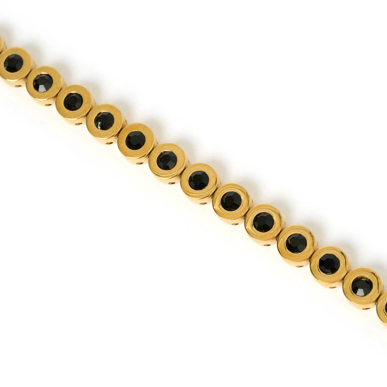 Maeve Gold Bracelet - Black