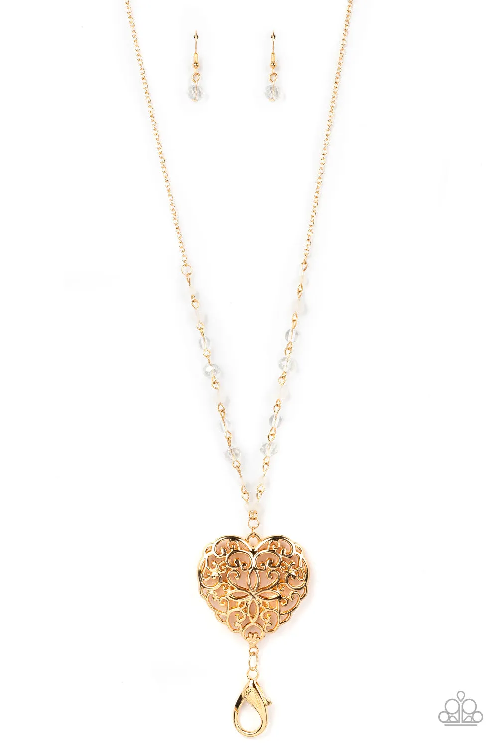 Necklace Doting Devotion - Gold VDAY V125