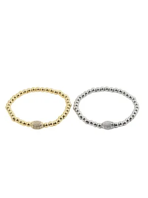 Pave Oval Bracelet