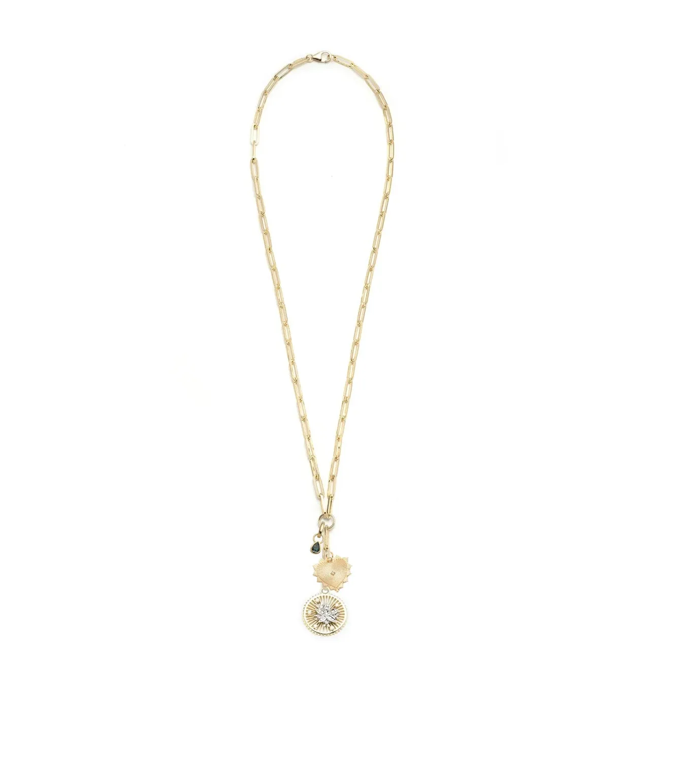 Resilience, Radiating Heart & Forever & Always a Pair : Classic Fob Extension Necklace