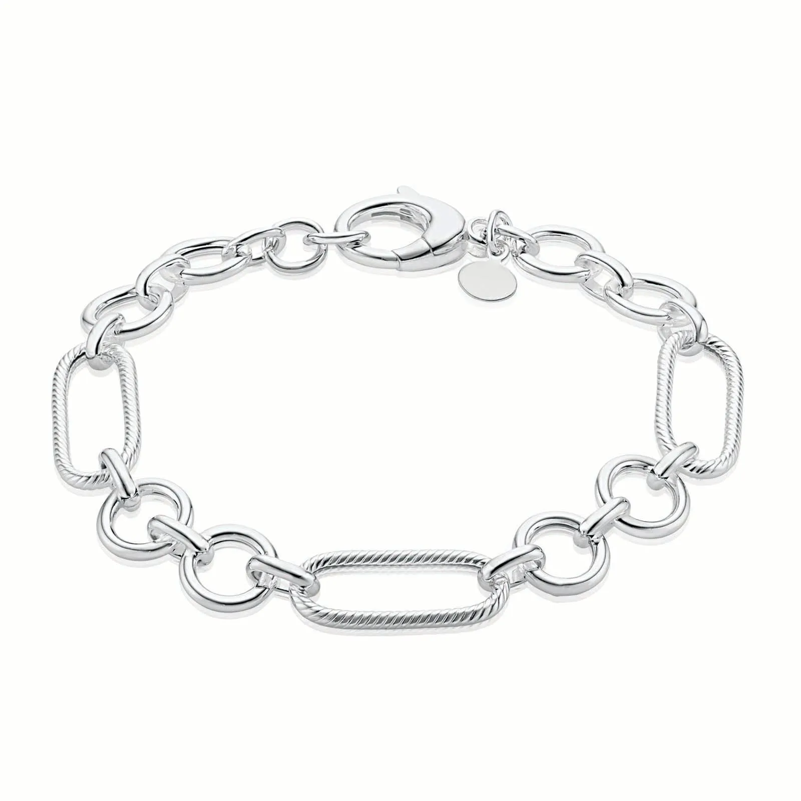 Sterling Silver  20cm Bracelet