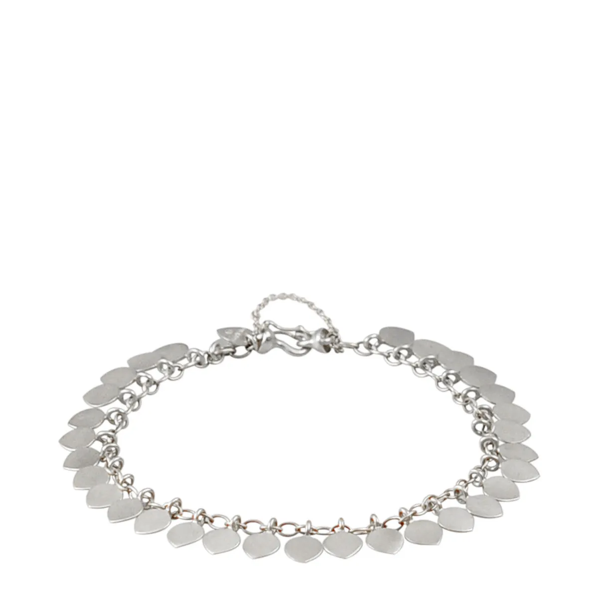 Sterling Silver Full Lotus Petal Bracelet