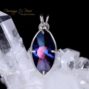 Tanzanite Aura Eye of Horus Crystal Pendant