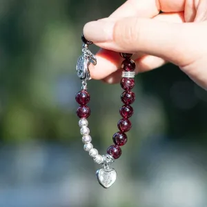 The Gift - Meteorite Garnet Bracelet