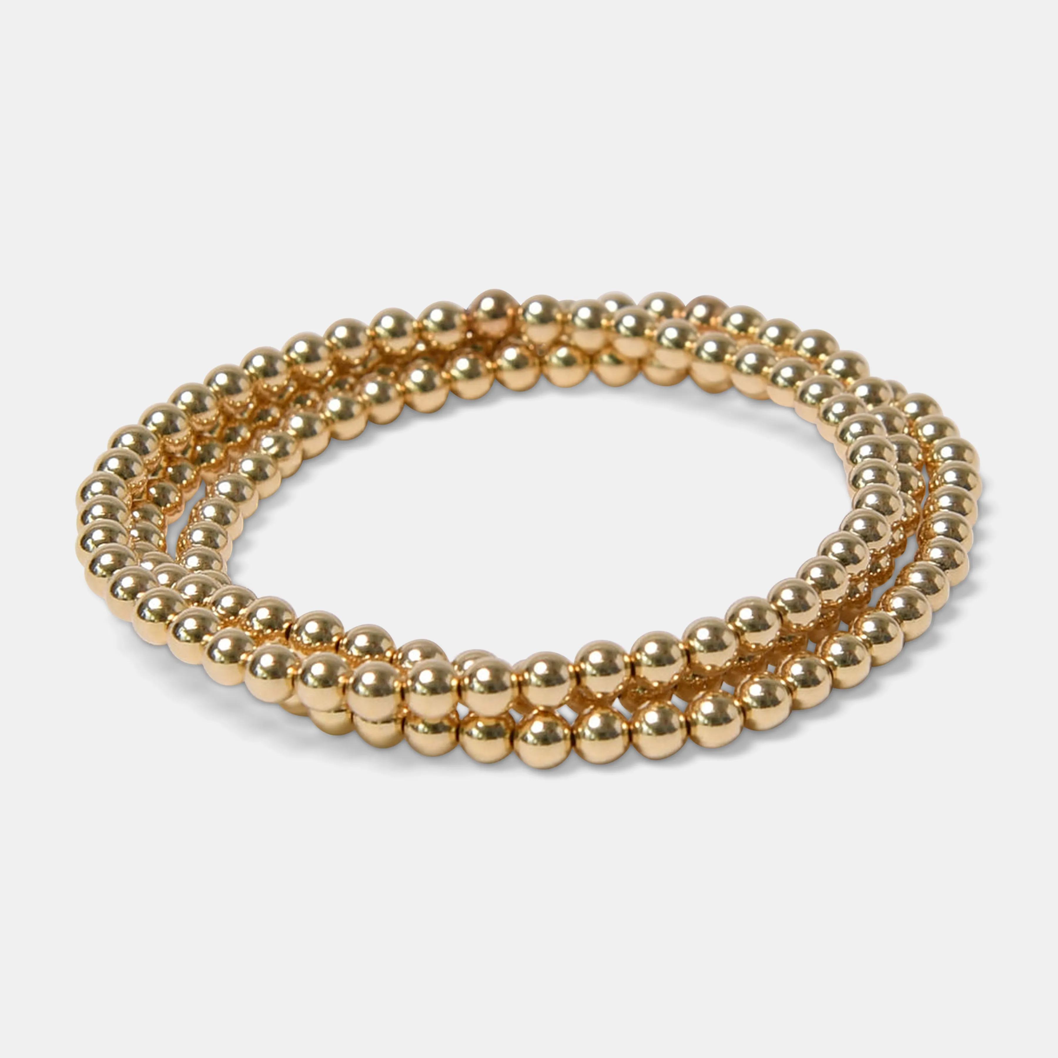 The Golden Mini Stack Bracelets