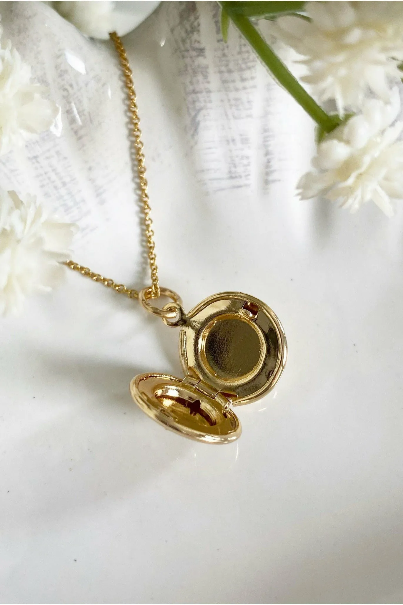 Wisteria London Gold Bee Locket