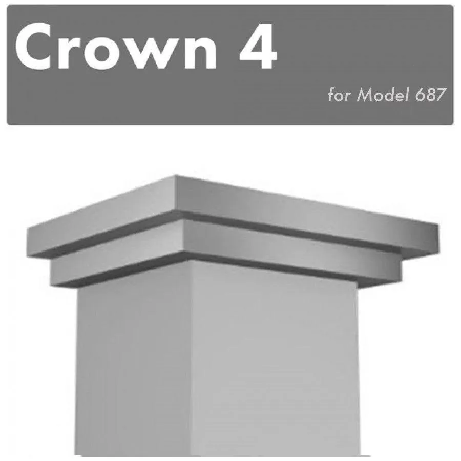 ZLINE Crown Molding #4 for Wall Range Hood (CM4-687)